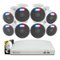 Swann - Home 8 Channel 8 Cameras Indoor/Outdoor 1080P 1TB DVR Security System with Analytics - Black-Front_Standard