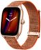 Amazfit - GTS 4 Smartwatch 44.45mm Aluminum Alloy - Brown-Front_Standard