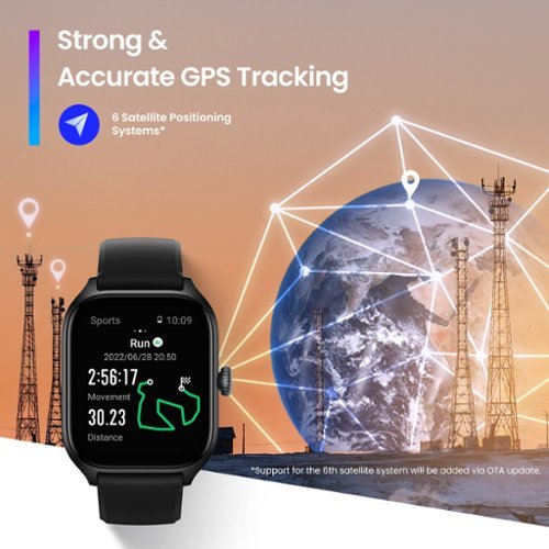 Amazfit  GTS 4 Smartwatch 44.45mm Aluminum Alloy - Black BUY IN EUROPE