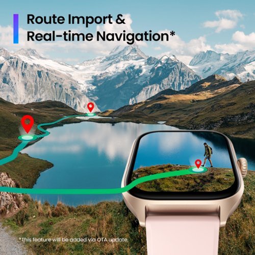 Amazfit  GTS 4 Smartwatch 44.45mm Aluminum Alloy - Black BUY IN UAE