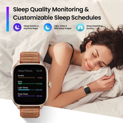 Amazfit  GTS 4 Smartwatch 44.45mm Aluminum Alloy - Black BUY IN DUBAI