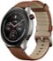 Amazfit - GTR 4 Smartwatch 36.2mm Aluminum Alloy - Brown-Front_Standard
