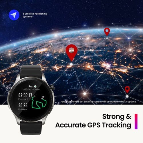 Amazfit  GTR 4 Smartwatch 36.2mm Aluminum Alloy - Gray SHOP ONLINE