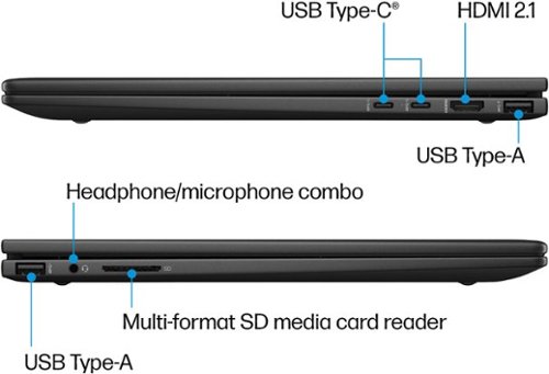 HP Envy 2-in-1 15.6 Full HD Touch-Screen Laptop - AMD Ryzen 7 7730U - 16GB Memory - 512GB SSD - Nightfall Black SHOP ONLINE