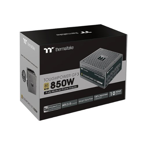 Thermaltake Toughpower GF3 850W 80 PLUS Gold PCIe Gen 5 ATX 3.0 Ready Fully Modular Power Supply - Black BUY IN AUSTRALIA