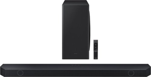

Samsung - Q-series 5.1.2 ch Wireless Dolby Atmos Soundbar w/ Q Symphony - Black