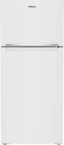 Front. Whirlpool - 16.3 Cu. Ft. Top-Freezer Refrigerator - White.