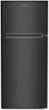 Amana - 16.4 Cu. Ft. Top-Freezer Refrigerator - Black-Front_Standard