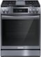 Frigidaire - Gallery 6.1 Cu. Ft. Slide-In Gas Total Convection Range with No Preheat and Air Fry - Black-Front_Standard