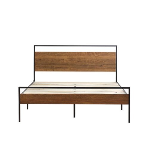 

Brookside - Nora Metal & Wood Platform Full Bed - Brown