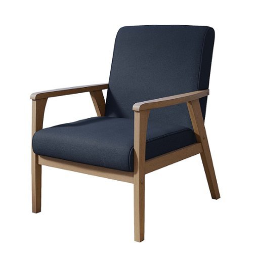 

Brookside - Lara Exposed Arm Accent Chair - Navy