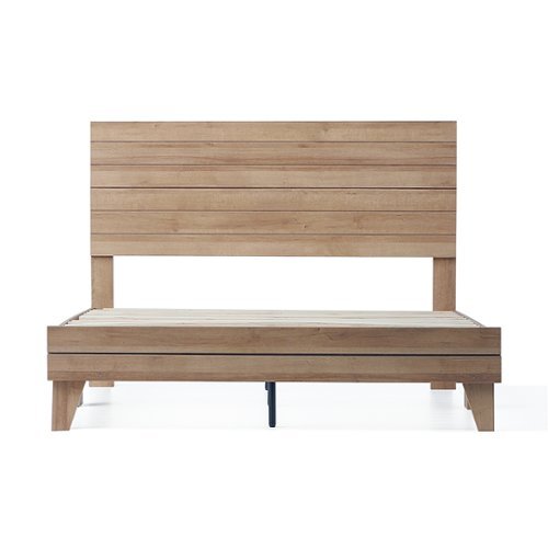 Brookside - Mabel King Shiplap Bed Frame-Northern Maple