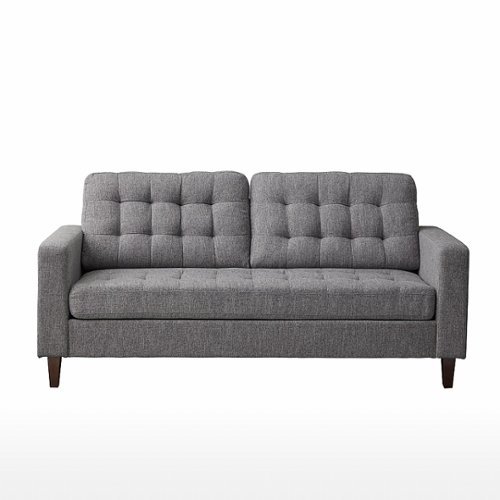 Image of Brookside - Brynn 76" Upholstered Sofa - Ligth Gray