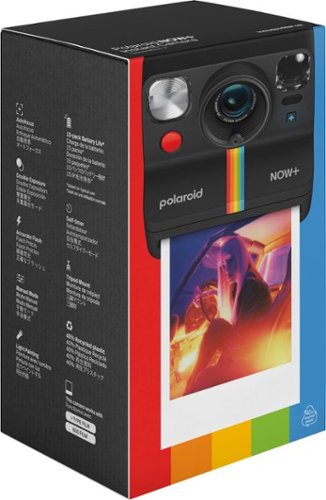 Polaroid Now+ Instant Film Camera Generation 2 - Black GLOBAL SHIPPING