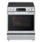 LG - 6.3 Cu. Ft. Smart Slide-In Electric Induction True Convection Range with EasyClean and Air Fry - Stainless Steel-Front_Standard