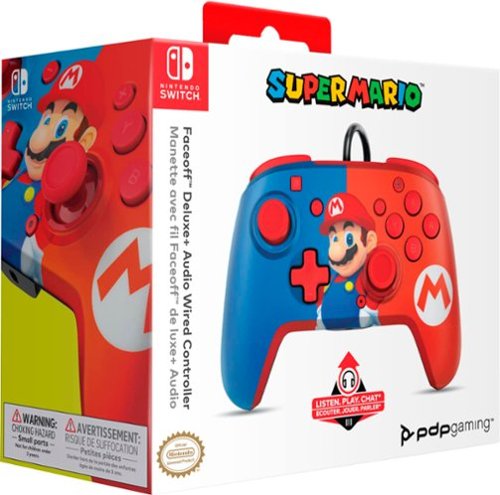 PDP REMATCH Enhanced Wired Controller for Nintendo Switch, Nintendo Switch Lite, & Nintendo Switch - OLED Model - Power Pose Mario WHERE TO BUY