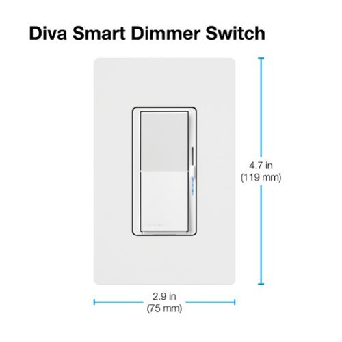 Lutron Diva Smart Dimmer Switch - White BUY IN CANADA