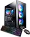 iBUYPOWER - SlateMR Gaming Desktop – AMD Ryzen 5 7600 – 16GB Memory – NVIDIA GeForce RTX 3060 8GB – 500GB NVMe - Black-Front_Standard