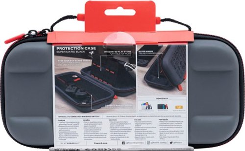PowerA Protection Case for Nintendo Switch - OLED Model, Nintendo Switch or Nintendo Switch Lite - Super Mario Black BUY IN MIDDLE EAST