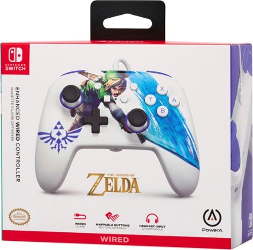 PowerA Enhanced Wired Controller for Nintendo Switch - Master Sword Attack BUY ONLINE