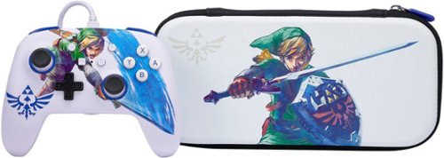 PowerA Enhanced Wired Controller for Nintendo Switch - Master Sword Attack BUY IN MIDDLE EAST