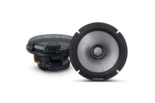 

Alpine - R-Series 6.5" 2-Way Hi-Resolution Coax Car Speakers with Glass Fiber Reinforced Cone (Pair) - Black