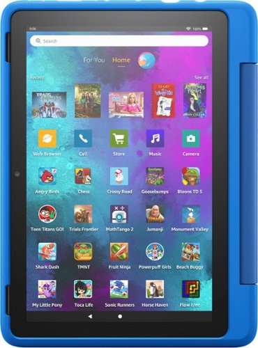 

Amazon - Fire 10 Kids Pro – 10.1” Tablet 32 GB – ages 6+ (2021) with Wi-Fi - Sky Blue