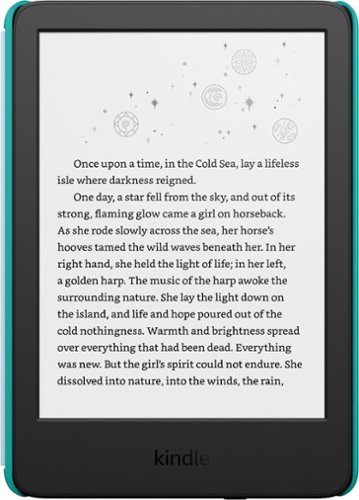 Image of Amazon - Kindle Kids E-Reader (2022 release) 6" display with cover - 16GB - 2022 - 2023 - Ocean Explorer