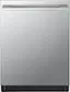 Front. LG - STUDIO 24" Top Control Smart Built-In Stainless Steel Tub Dishwasher with 3rd Rack, QuadWash Pro and 40dBA - Stainless Steel.