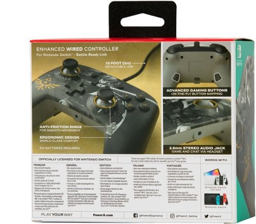 PowerA Enhanced Wired Controller for Nintendo Switch - Battle-Ready Link BUY IN EUROPE