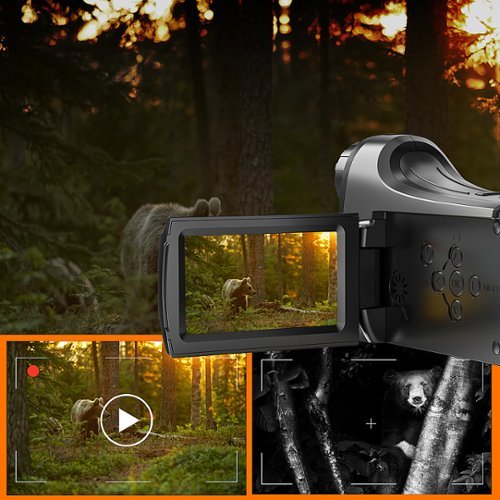 Rexing M1S 4K 8 x 25 Night Vision Monoculars - Black GLOBAL SHIPPING