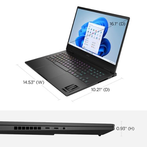 HP OMEN 16 165Hz Full HD Gaming Laptop - AMD Ryzen 9-7940HS - 16GB Memory - NVIDIA GeForce RTX 4070 - 512GB SSD - Shadow Black GLOBAL SHIPPING