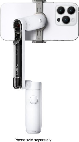 Insta360 Flow Standard 3-axis Gimbal Stabilizer for Smartphones with built-in Tripod - White BUY ONLINE