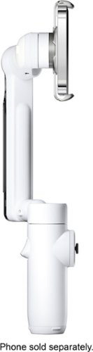 Insta360 Flow Standard 3-axis Gimbal Stabilizer for Smartphones with built-in Tripod - White BUY IN EUROPE
