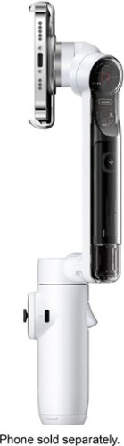 Insta360 Flow Standard 3-axis Gimbal Stabilizer for Smartphones with built-in Tripod - White BUY IN MIDDLE EAST