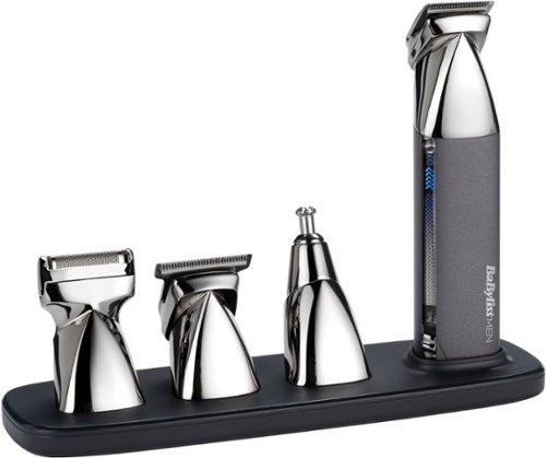 Conair Man Ultimate Trim Precision All-in-One Metal Groomer Magnetic Head Trimmer - Silver GLOBAL SHIPPING