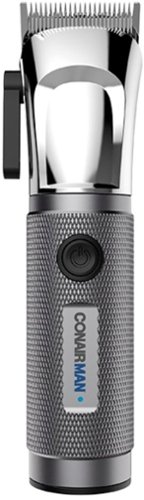 Conair man Close-Cut Precision Professional Lithium-Ion High-Performance Metal Clipper & Trimmer - Silver GLOBAL SHIPPING