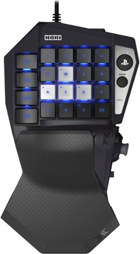 Hori - Tactical Assault Commander (TAC) Video Game Mechanical Keypad Controller for PlayStation 5, PlayStation 4, and PC - Black
