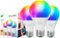 Nanoleaf - Essentials A19 Smart LED Bulb Thread & Matter Compatible (3 Pack) - Multicolor-Front_Standard
