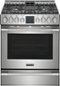 Frigidaire - Professional 5.6 Cu. Ft. Freestanding Gas True Convection Range with Air Fry - Stainless Steel-Front_Standard