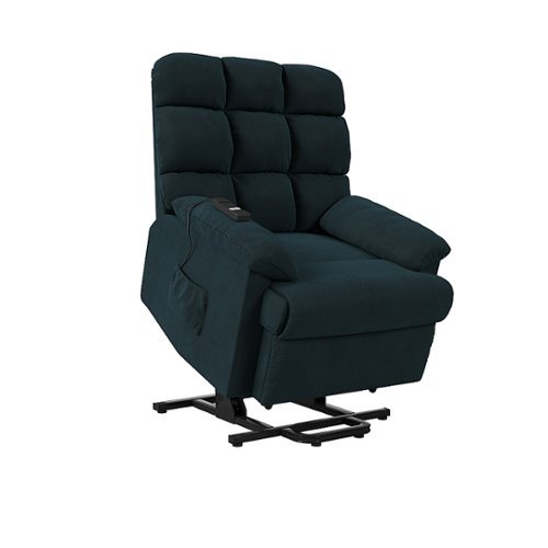

ProLounger - Avanti Microfiber Power Recline and Lift Chair - Deep Blue