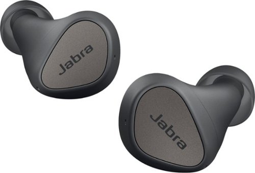  Jabra - Elite 4 True Wireless Noise Cancelling In-ear Headphones - Dark Grey