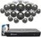 Swann - Master Series Home 16-Channel 16-Camera 4K HD Indoor/Outdoor PoE Wired 2TB HDD NVR Security Surveillance System - Black-Front_Standard