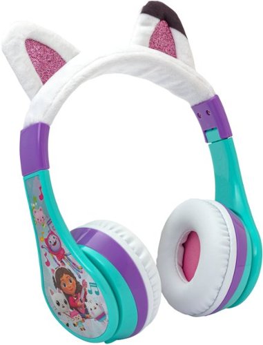 eKids - Gabby's Dollhouse Wireless Over-the-Ear Headphones - Aqua
