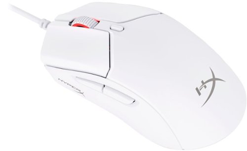 HyperX Pulsefire Haste 2 Lightweight Wired Optical Gaming Mouse with RGB Lighting - Wired - White BUY IN EUROPE