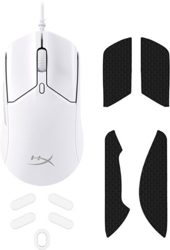 HyperX Pulsefire Haste 2 Lightweight Wired Optical Gaming Mouse with RGB Lighting - Wired - White BUY IN SAUDI ARABIA