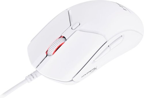 HyperX Pulsefire Haste 2 Lightweight Wired Optical Gaming Mouse with RGB Lighting - Wired - White BUY IN MIDDLE EAST