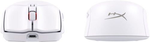 HyperX Pulsefire Haste 2 Lightweight Wireless Optical Gaming Mouse with RGB Lighting - Wireless - White BUY IN DUBAI