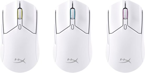 HyperX Pulsefire Haste 2 Lightweight Wireless Optical Gaming Mouse with RGB Lighting - Wireless - White BUY IN QATAR