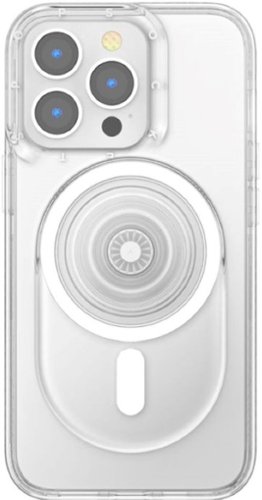 PopSockets - PopGrip Cell Phone Grip & Stand for MagSafe Devices - Clear - Clear